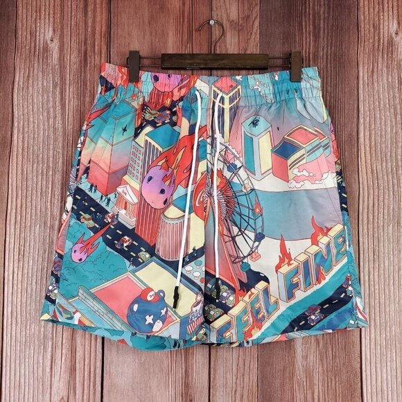 *READ* NWT Jordan Craig Legacy Edition Mens Size Large End Of The World Shorts - Picture 1 of 16
